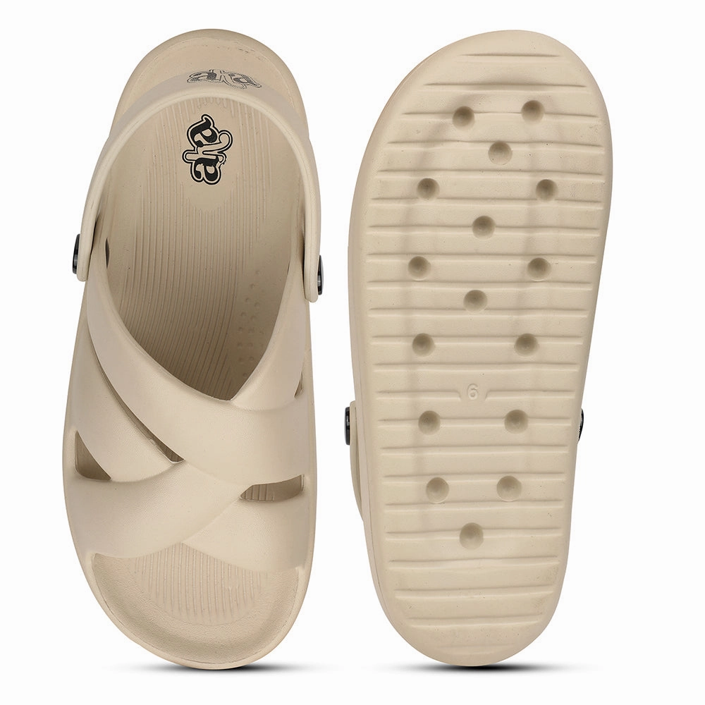A-HA Beige Casual Slingback Clogs For Women FDL-1 By Liberty
