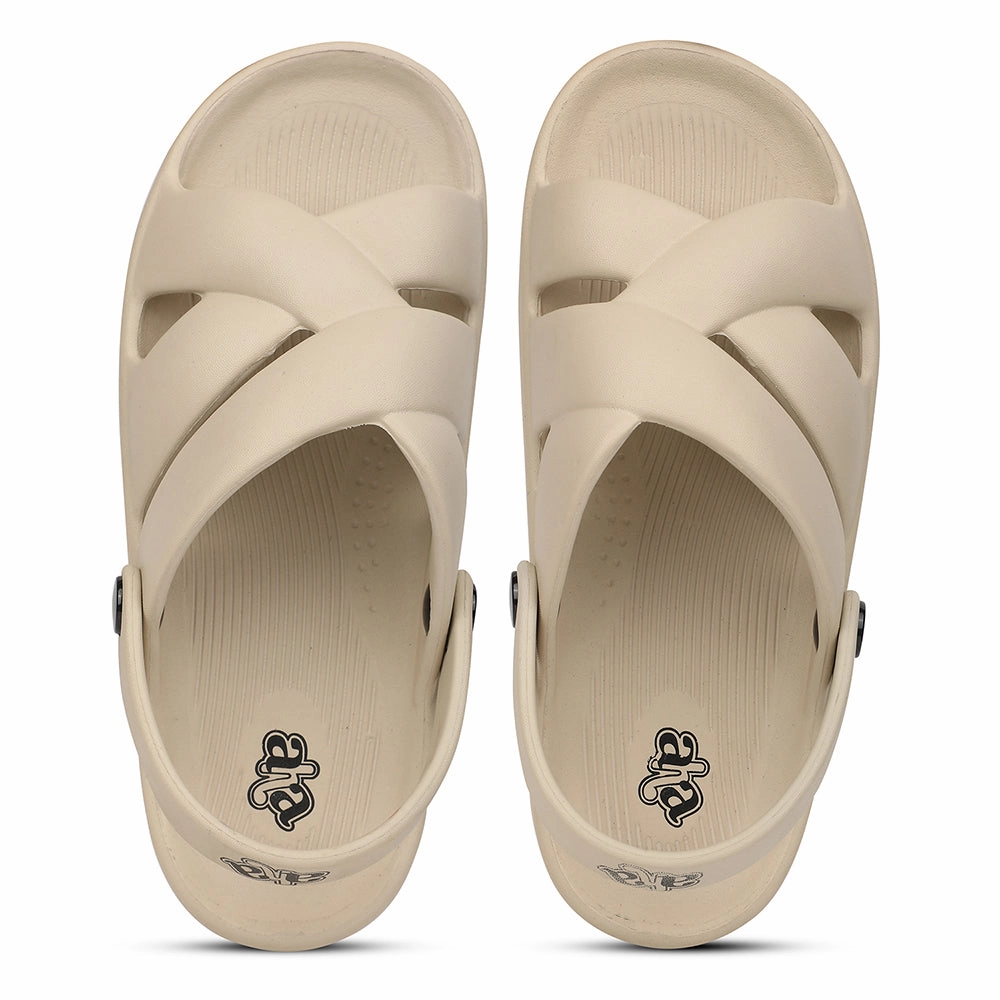 A-HA Beige Casual Slingback Clogs For Women FDL-1 By Liberty