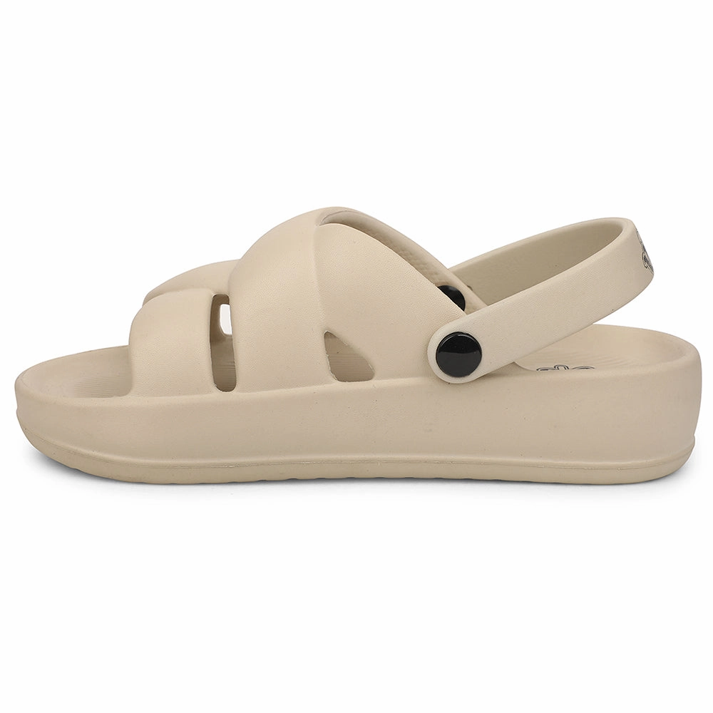 A-HA Beige Casual Slingback Clogs For Women FDL-1 By Liberty