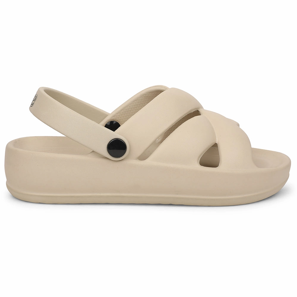 A-HA Beige Casual Slingback Clogs For Women FDL-1 By Liberty