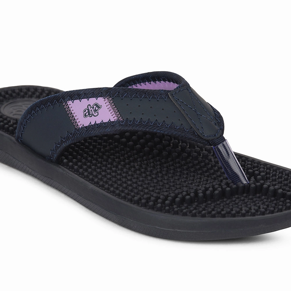 A-HA Navy Blue Casual Slipper For Women ACUPLUS-2 By Liberty
