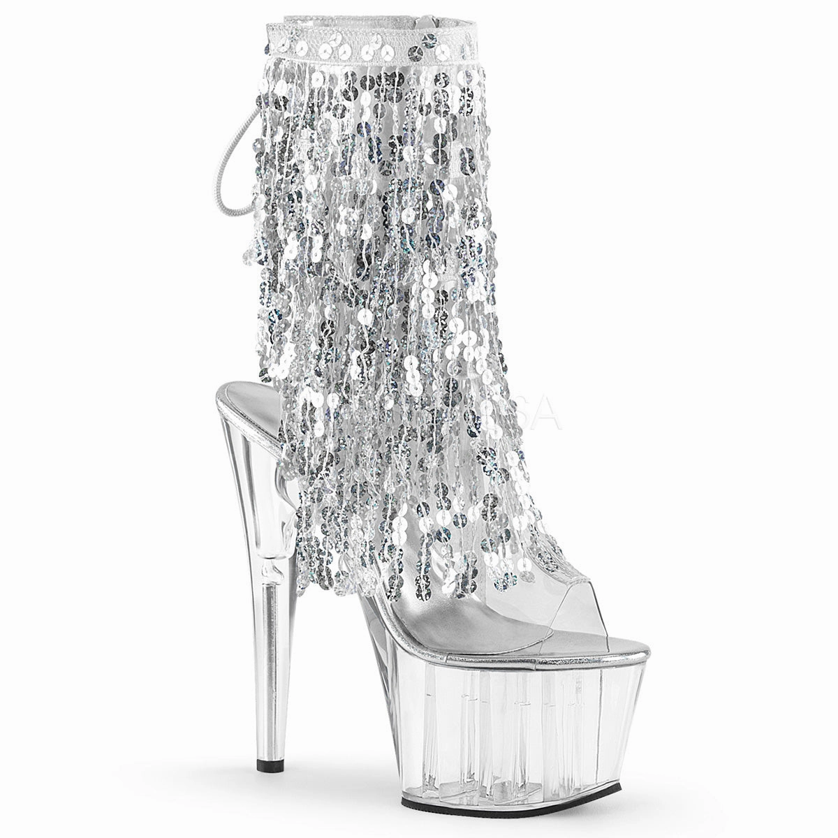 ADORE-1017SQF  Clear-Silver Holo/Clear