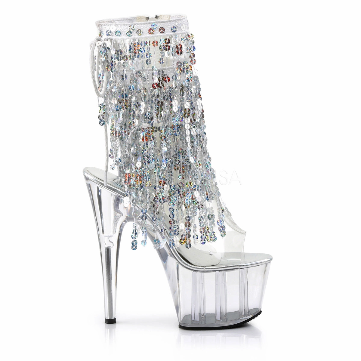 ADORE-1017SQF  Clear-Silver Holo/Clear