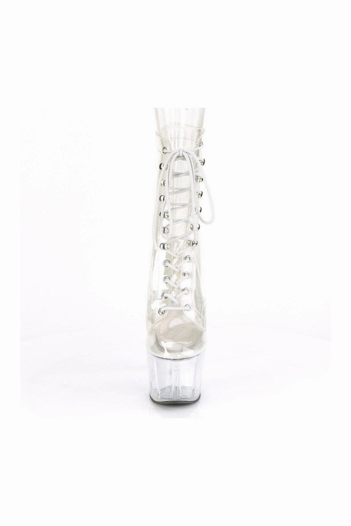 ADORE-1020C Ankle Boot | Clear Vinyl