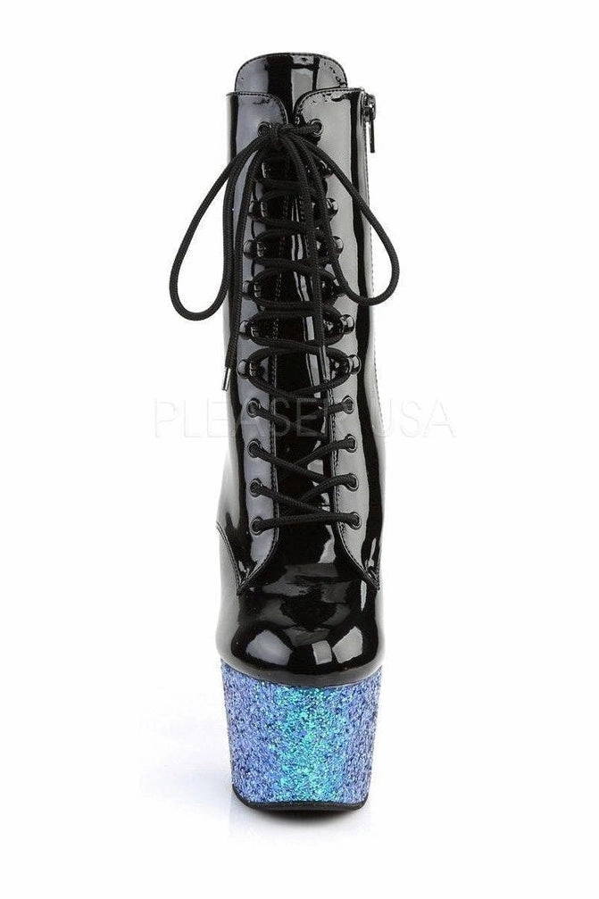 ADORE-1020LG Platform Boot | Black Patent