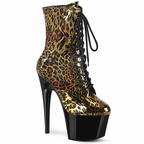 ADORE-1020LP  Gold Leopard Print Metallic/Black