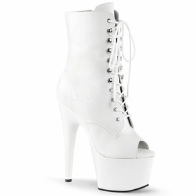ADORE-1021  White Faux Leather/White