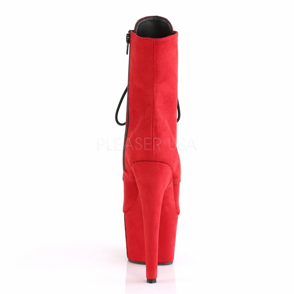 ADORE-1021FS  Red Faux Suede/Red Faux Suede