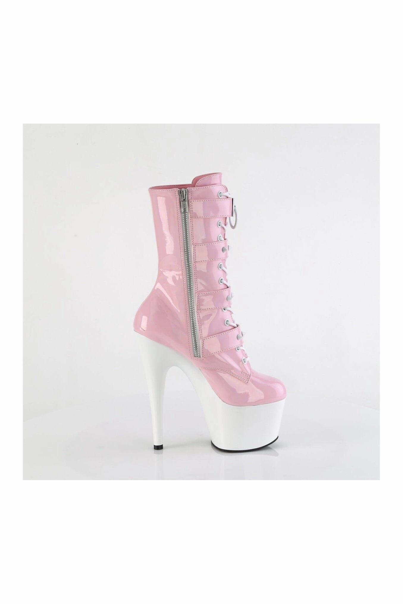 ADORE-1046TT Pink Patent Ankle Boot