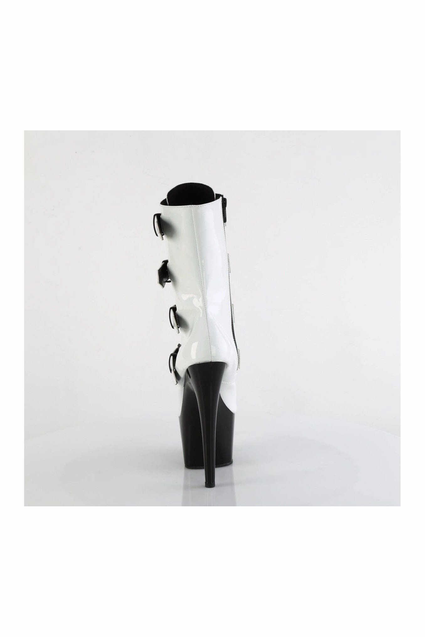 ADORE-1046TT White Patent Ankle Boot