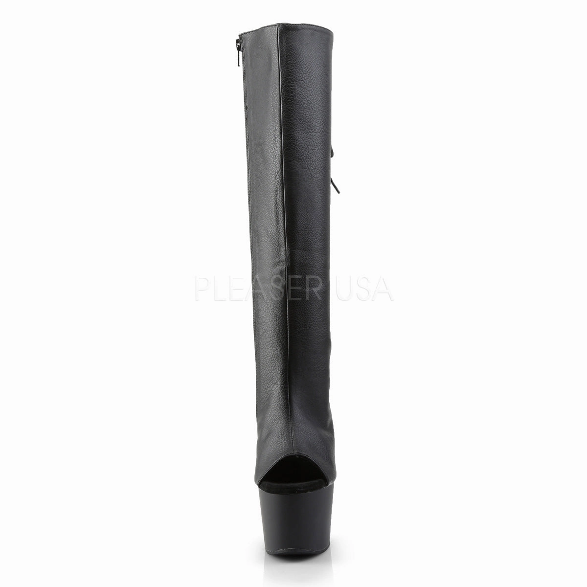 ADORE-2018  Black Faux Leather/Black Matte