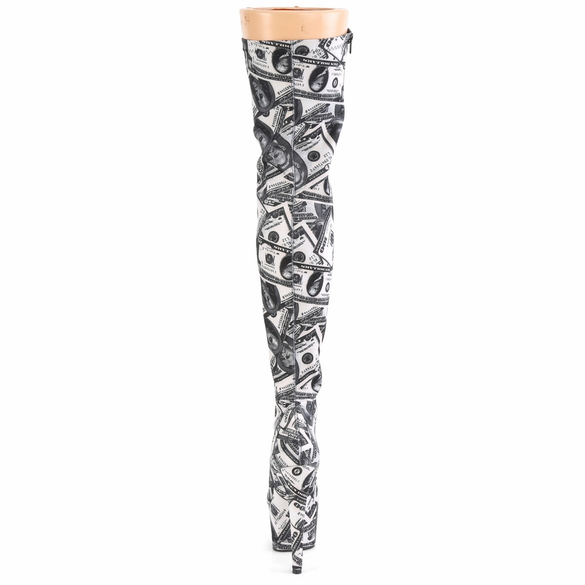 ADORE-3000DP  White-Black Stretch Fabric/White-Black Fabric