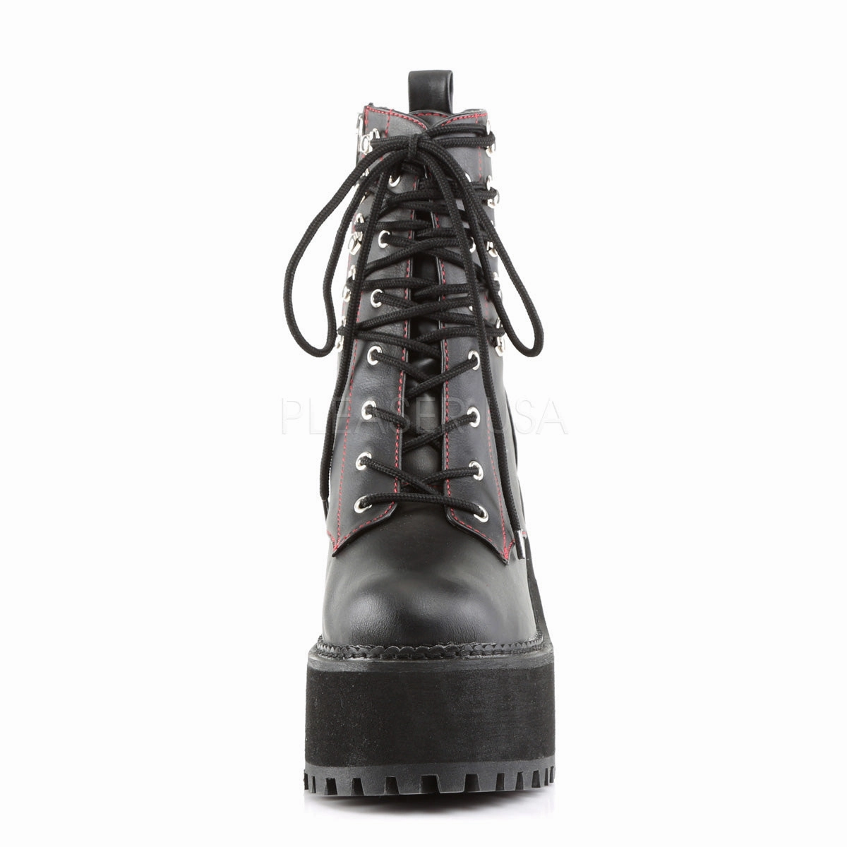 ASSAULT-100  Black Vegan Leather