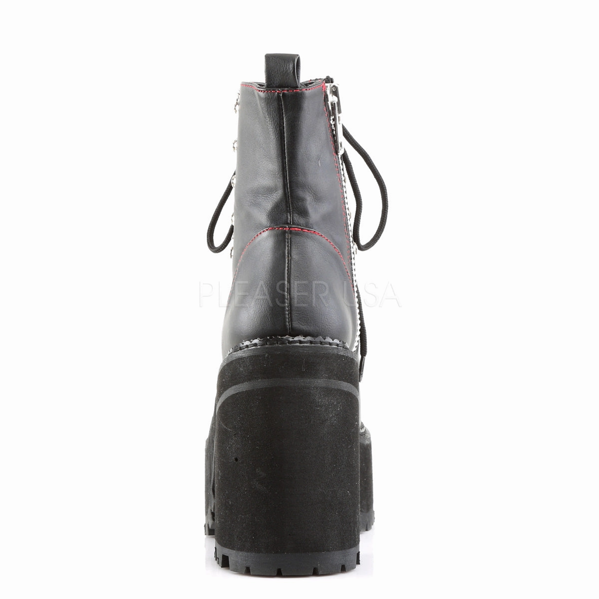 ASSAULT-100  Black Vegan Leather