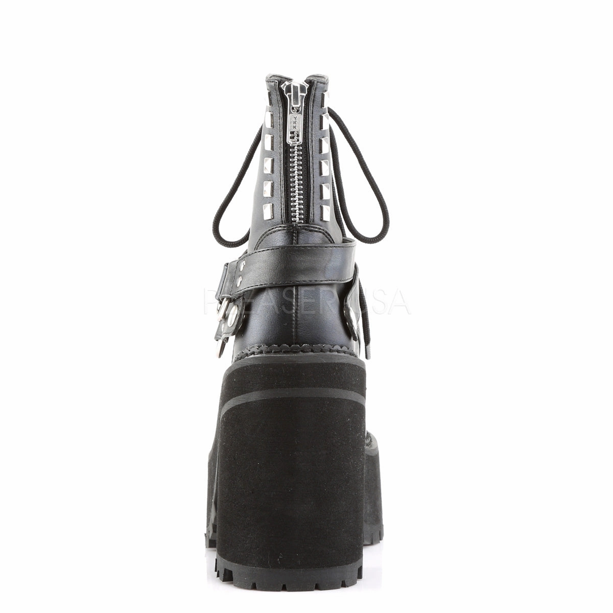 ASSAULT-101  Black Vegan Leather