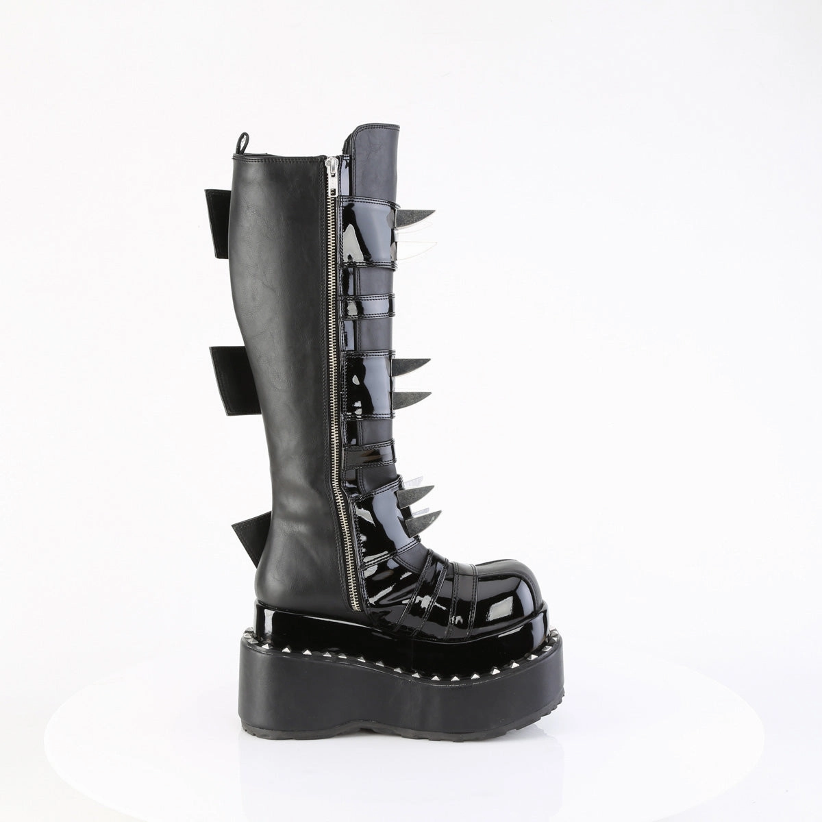 BEAR-215  Black Vegan Leather-Patent