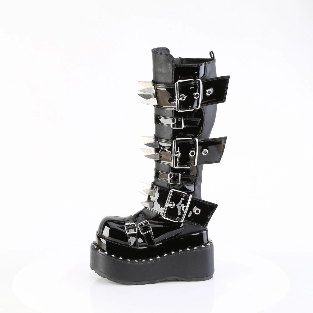 BEAR-215  Black Vegan Leather-Patent