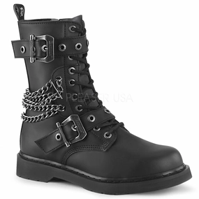 BOLT-250  Black Vegan Leather