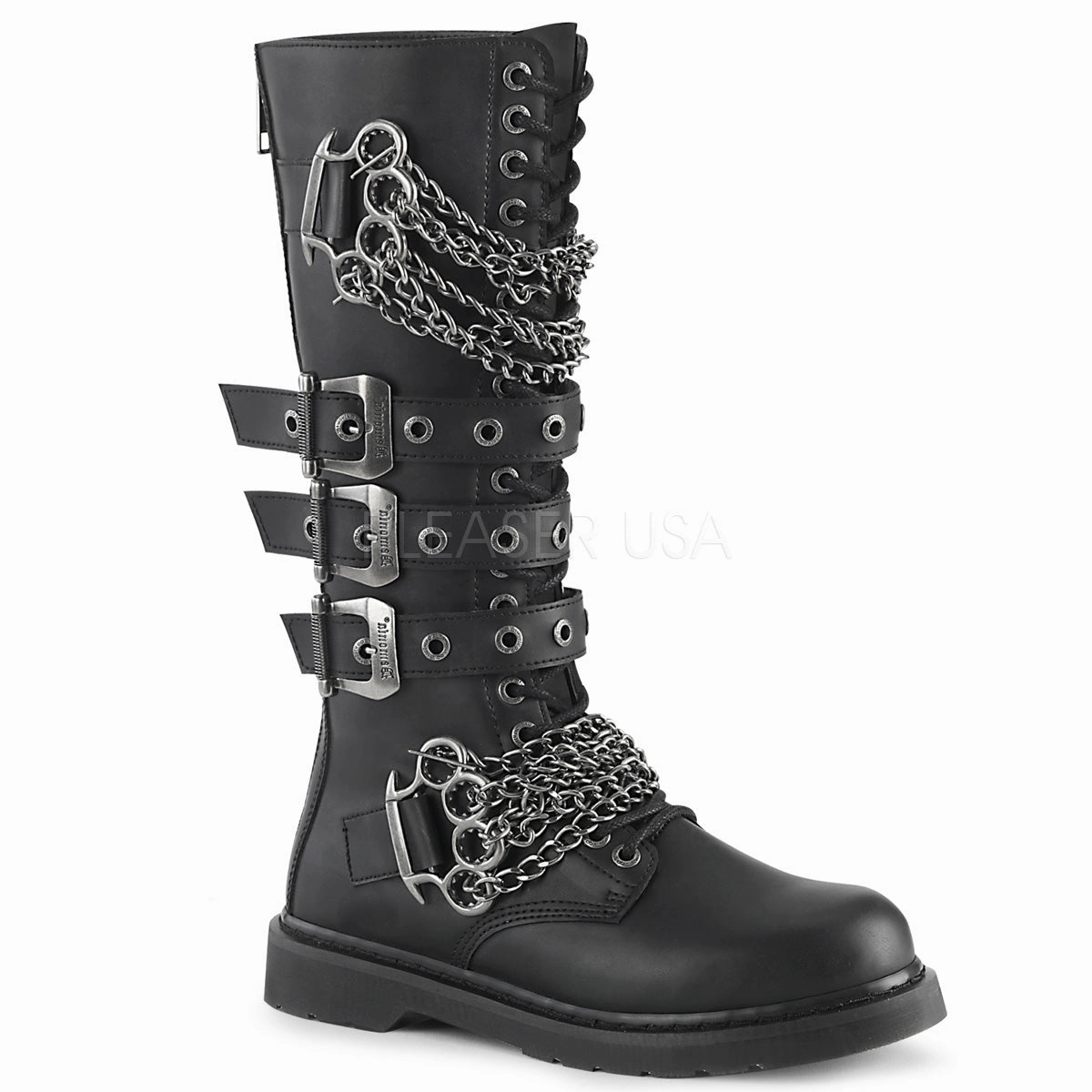 BOLT-450  Black Vegan Leather