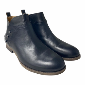 BOOTS ANKLE FLATS by FRANCO SARTO In BLACK, Size: 8