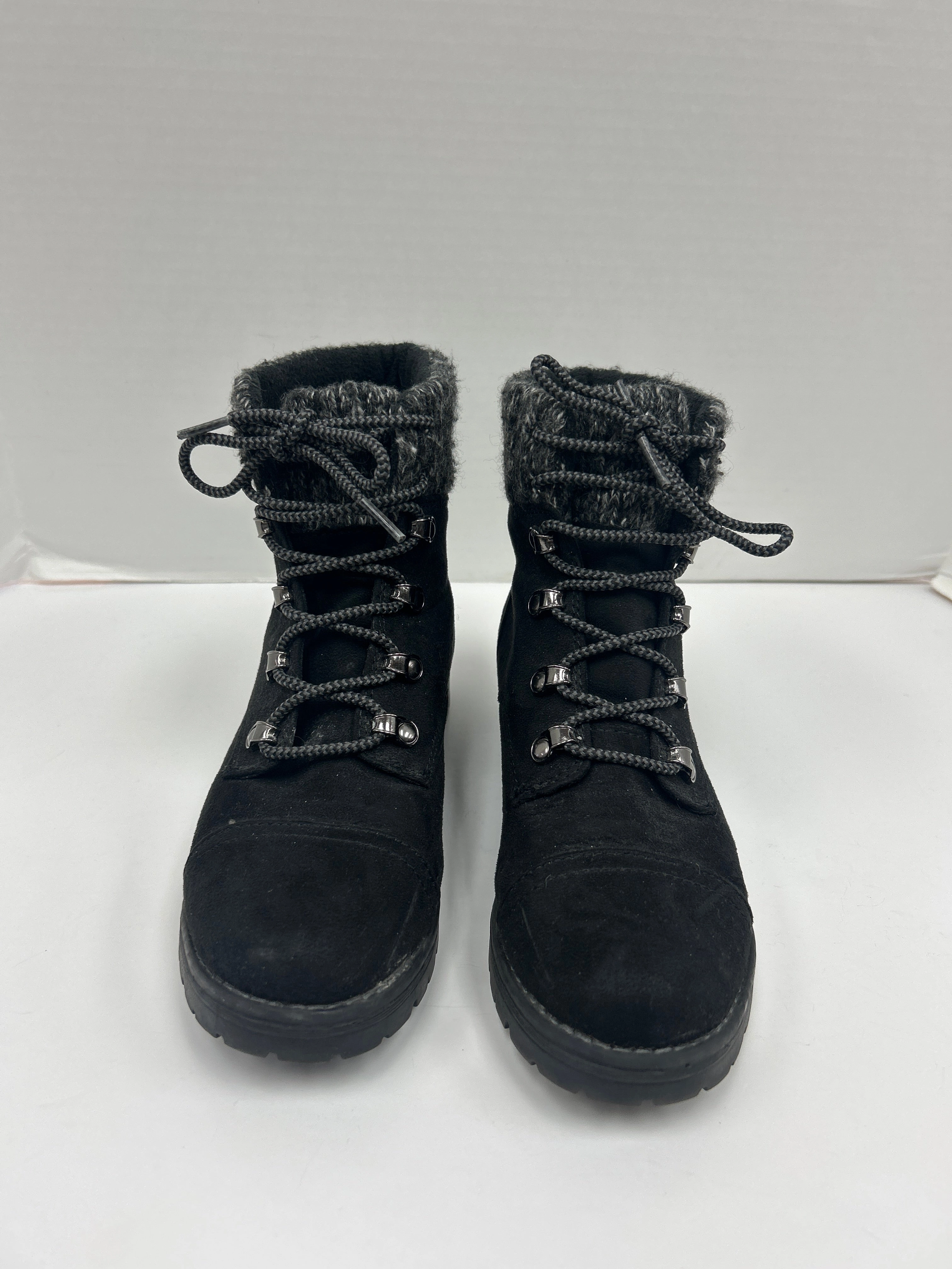 Boots Ankle Flats By Universal Thread In Black, Size: 7