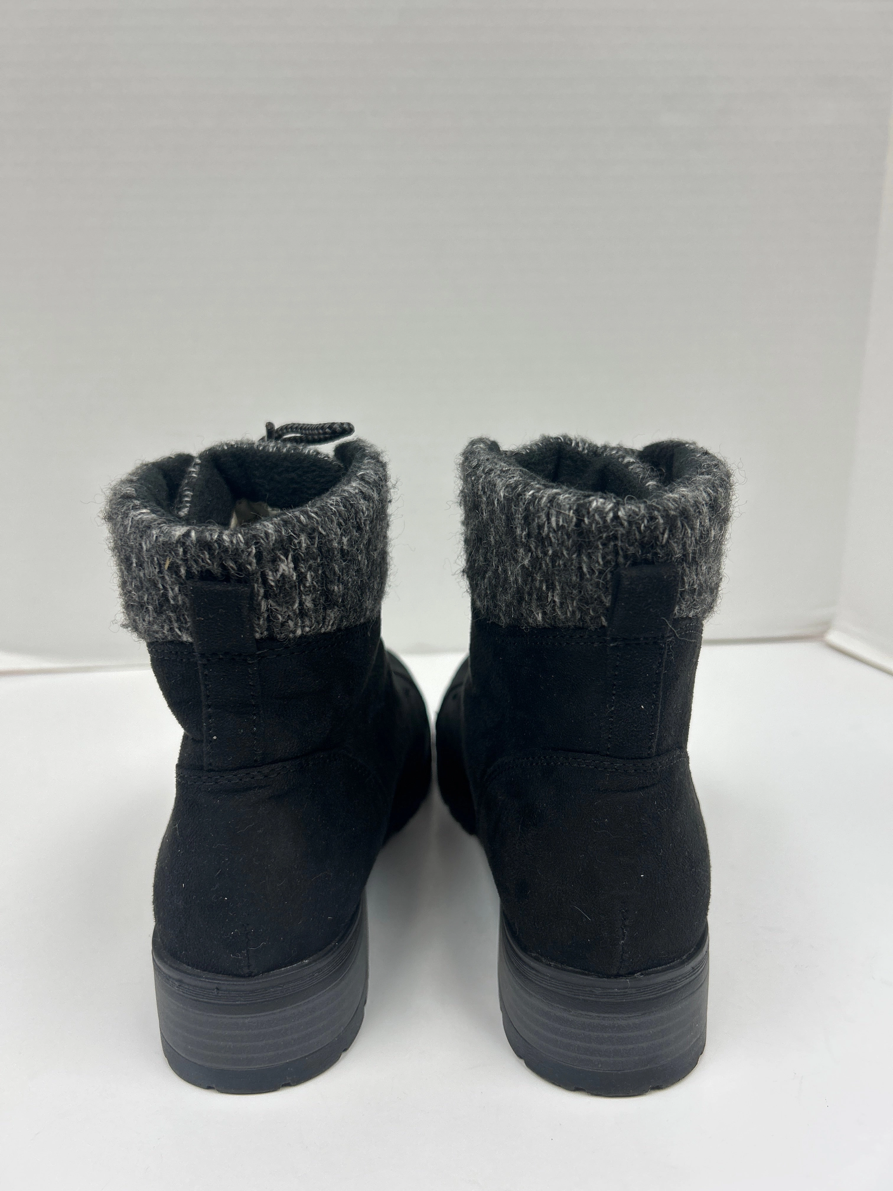 Boots Ankle Flats By Universal Thread In Black, Size: 7
