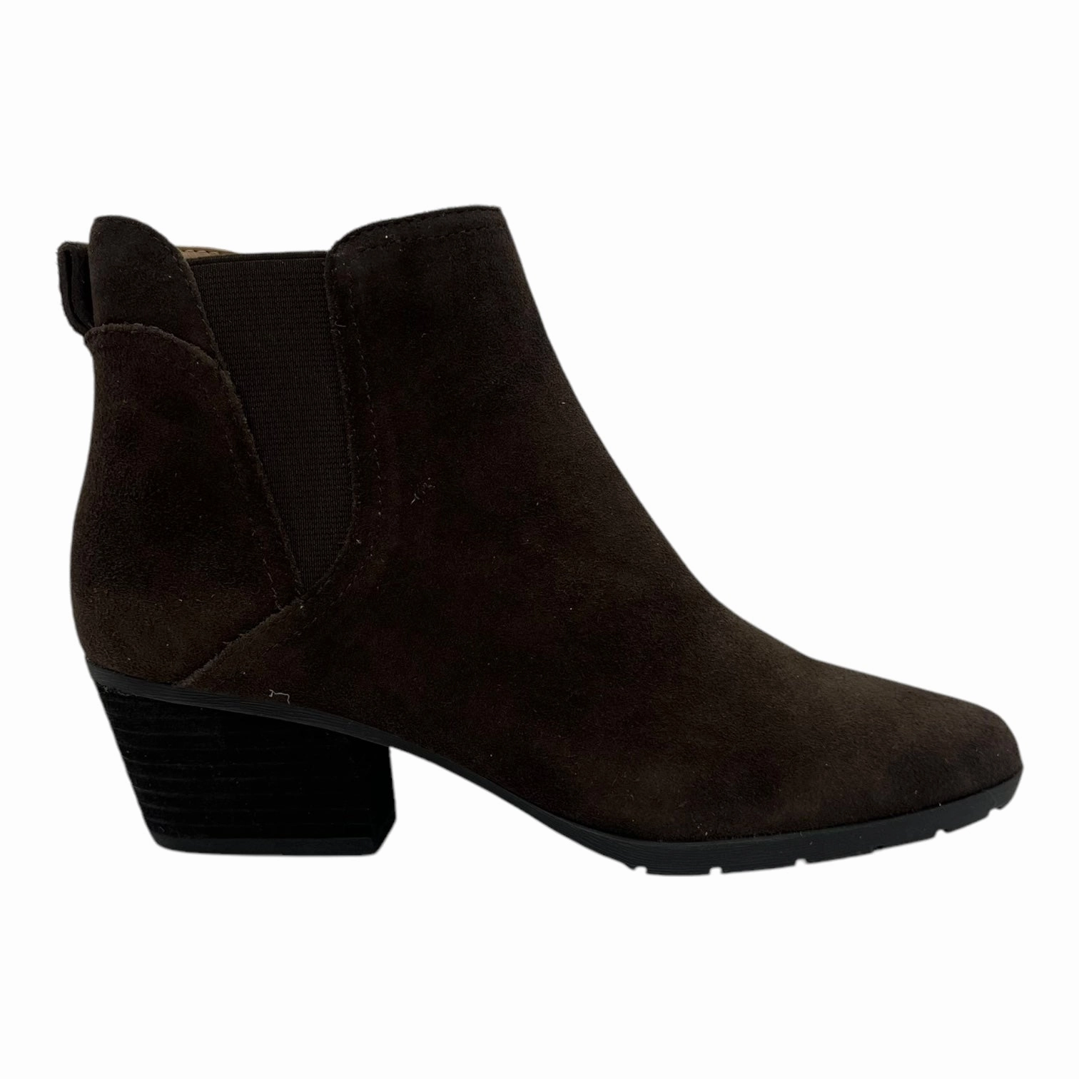 Boots Ankle Heels By Blondo In Brown, Size:7