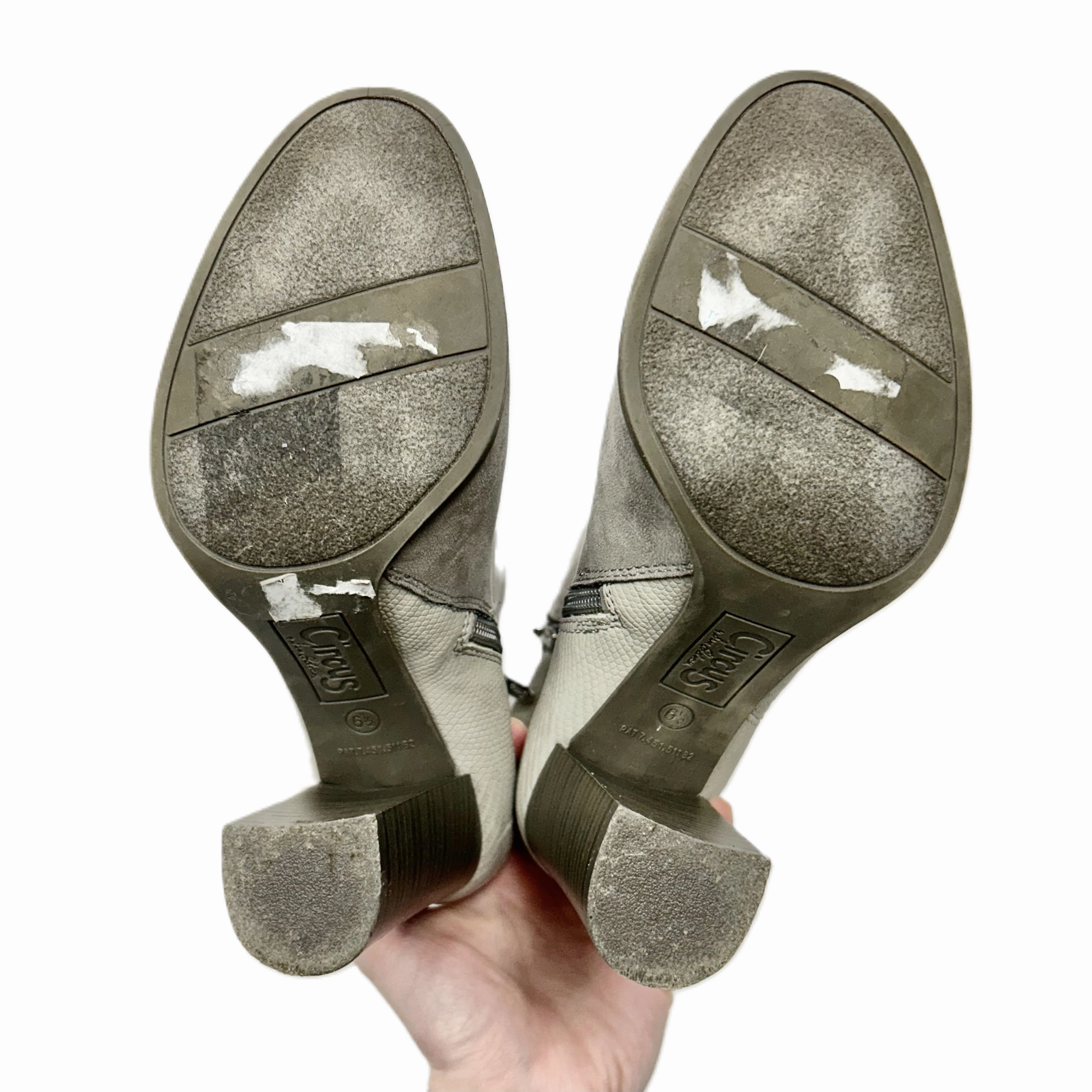 Boots Ankle Heels By Circus By Sam Edelman In Silver, Size: 6.5