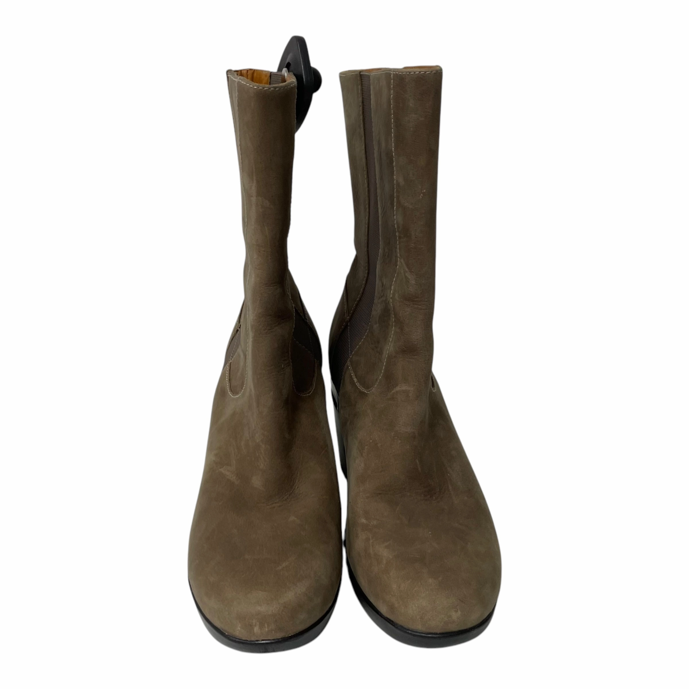 Boots Ankle Heels By Cole-haan In Brown, Size: 6