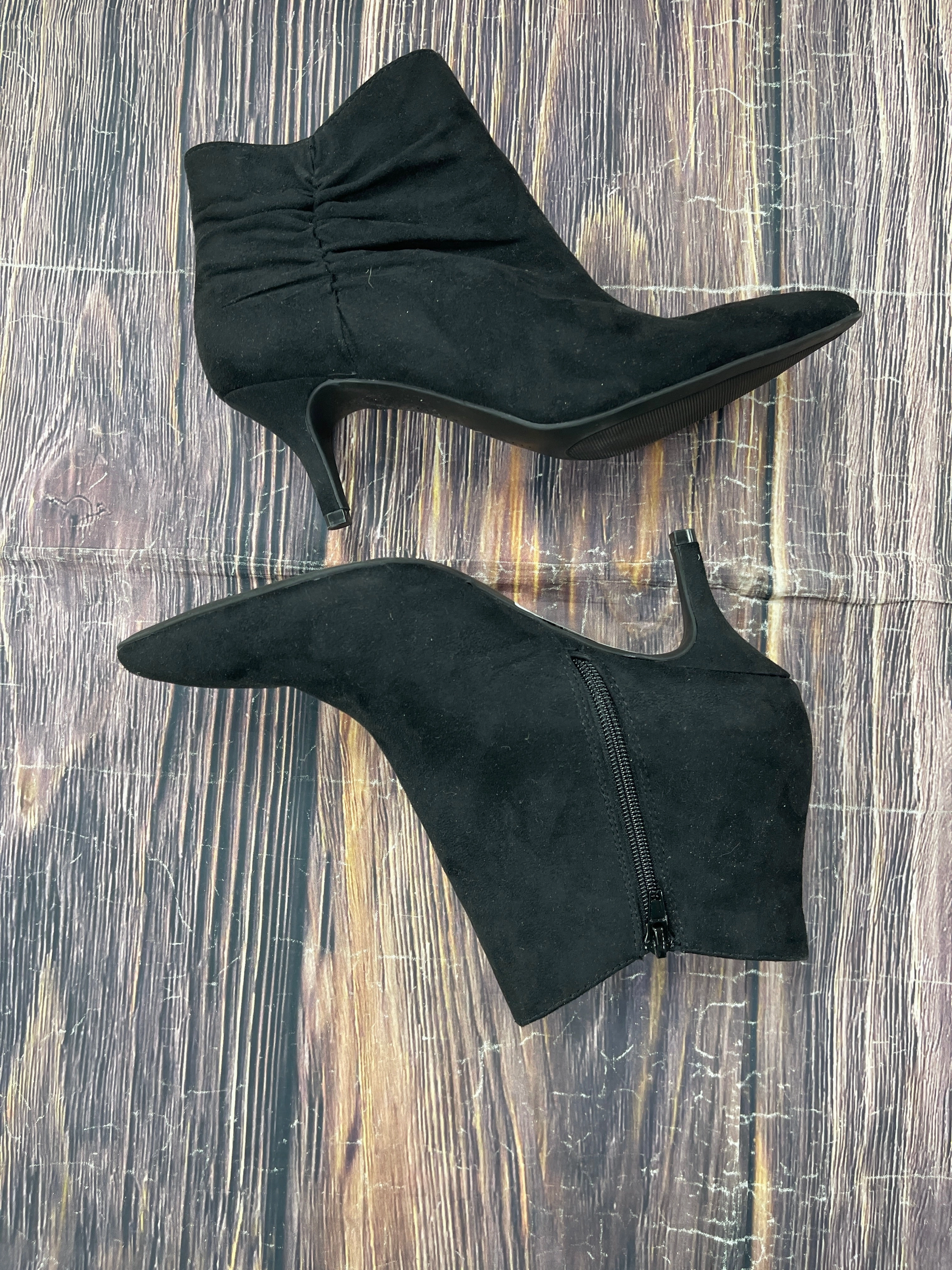 Boots Ankle Heels By Kelly And Katie In Black, Size: 9