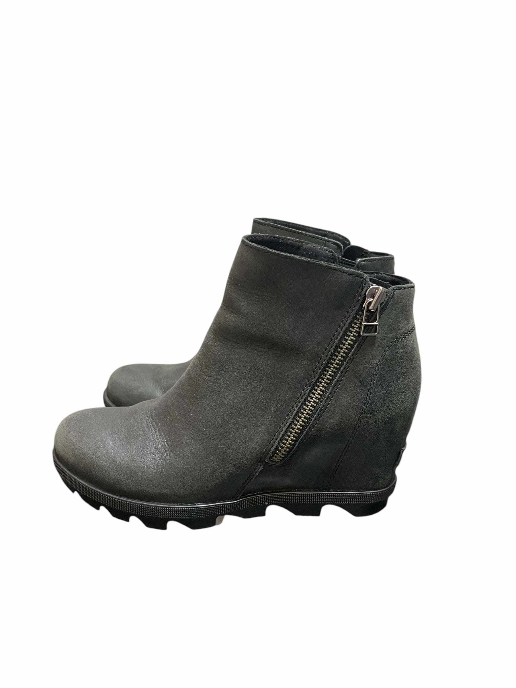 Boots Ankle Heels By Sorel In Black, Size: 8