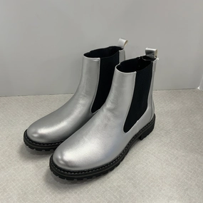 Boots Combat By Corkys In Silver, Size: 9