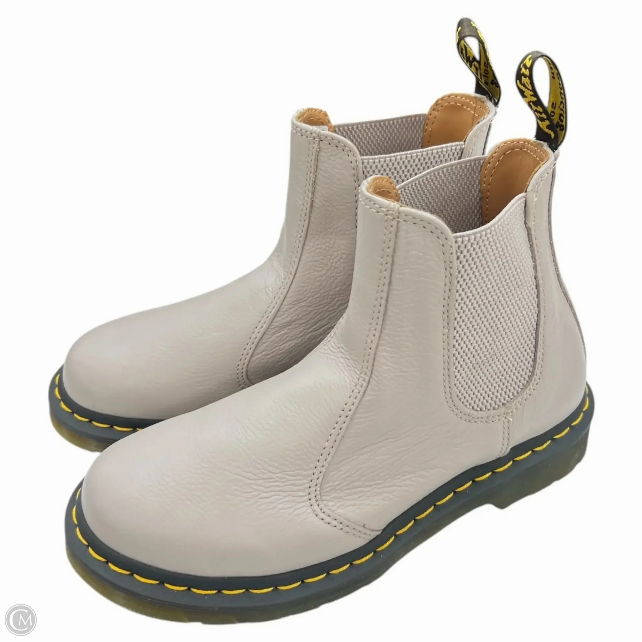 Boots Combat By Dr Martens In Beige, Size: 8