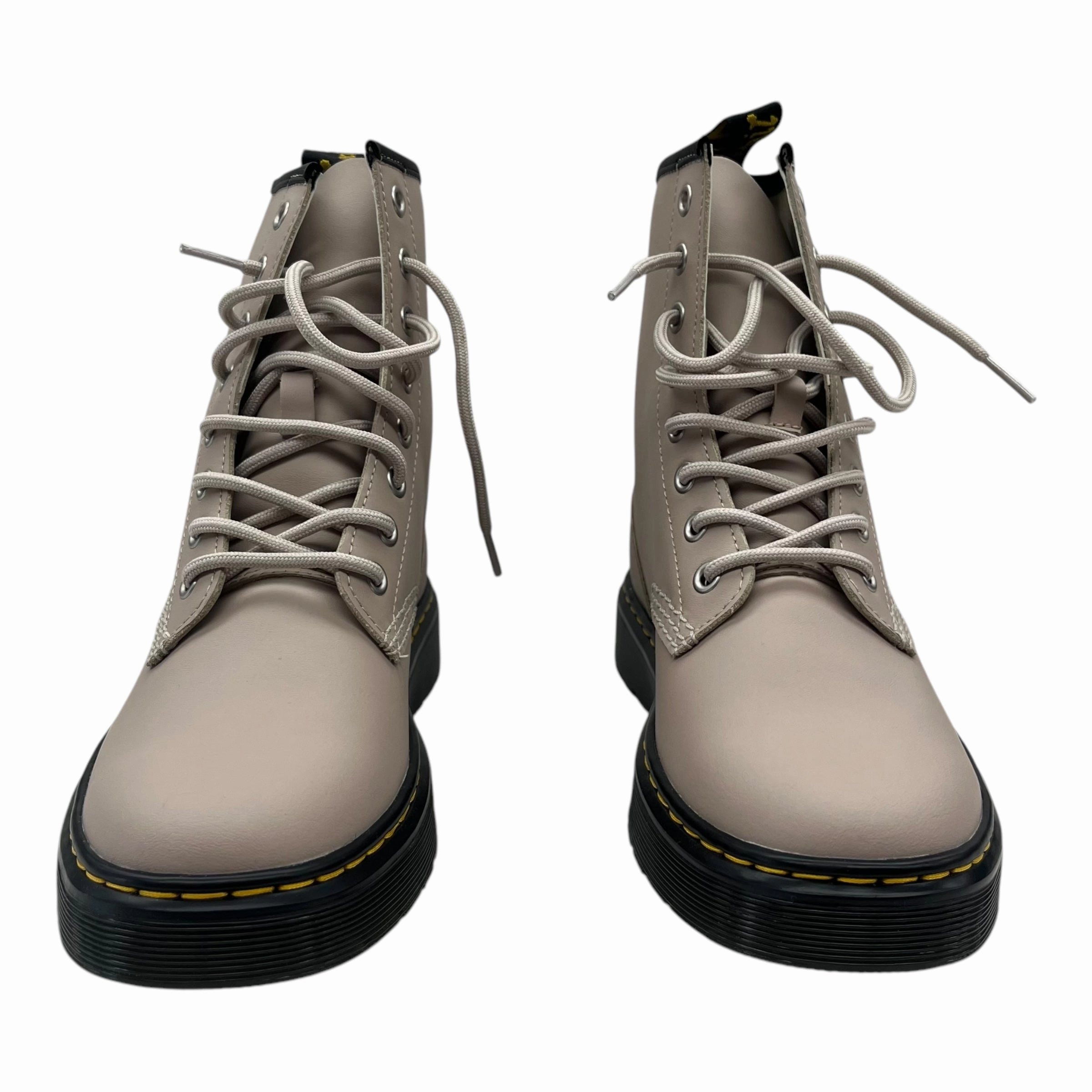Boots Combat By Dr Martens In Tan, Size:8