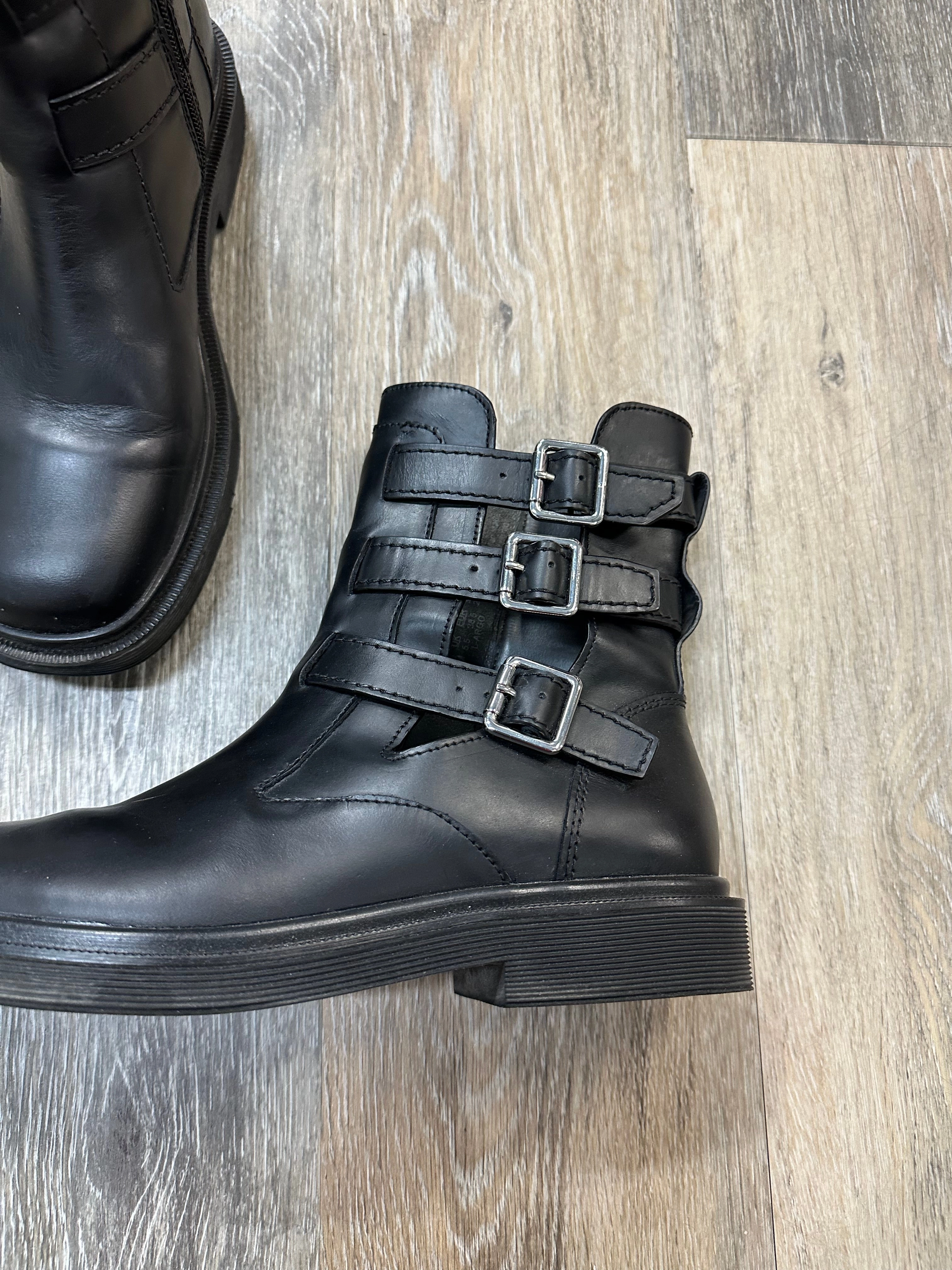 Boots Combat By Franco Sarto In Black, Size: 8
