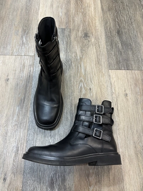 Boots Combat By Franco Sarto In Black, Size: 8