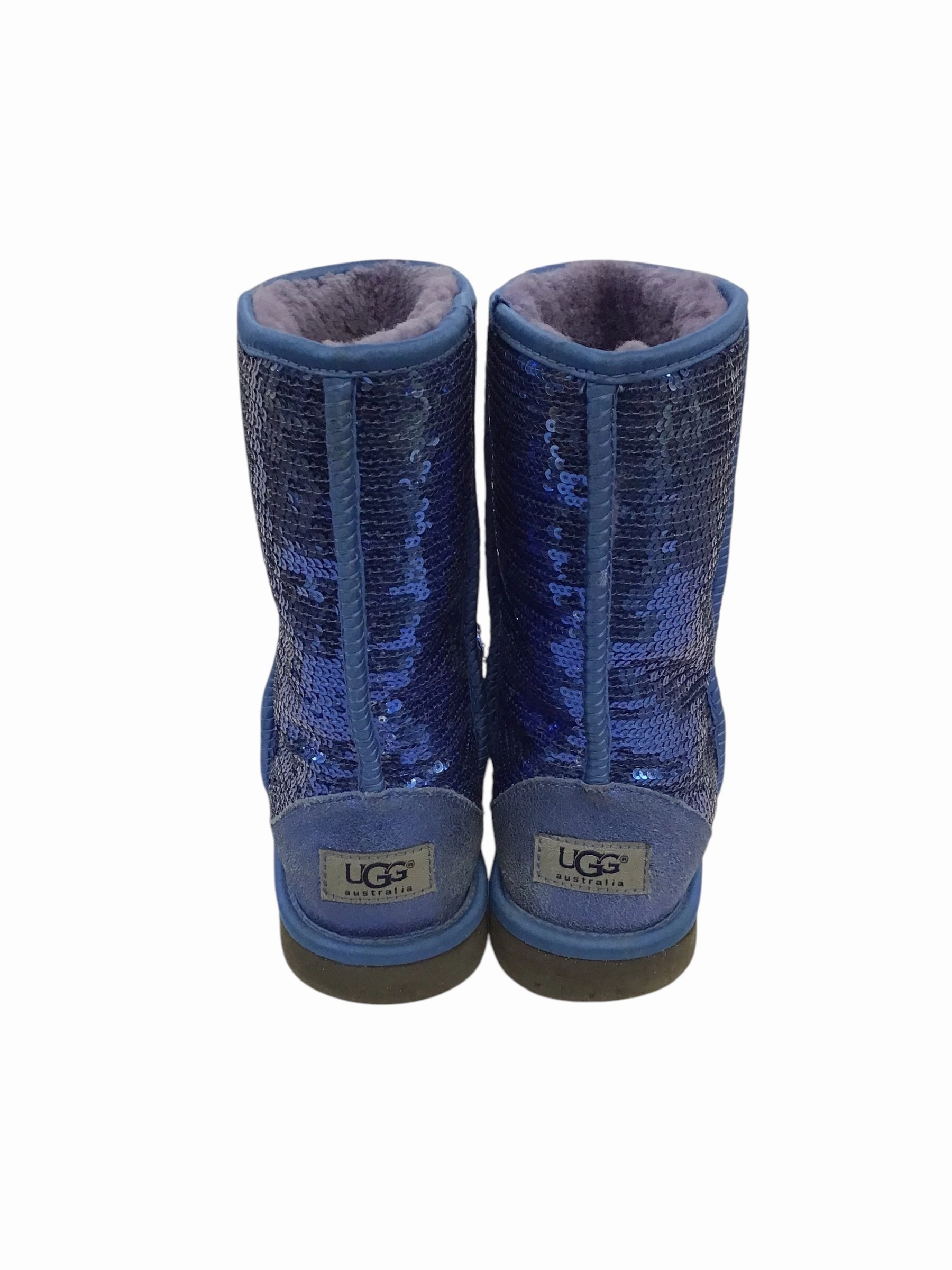 Boots Knee Flats By Ugg In Blue, Size: 9