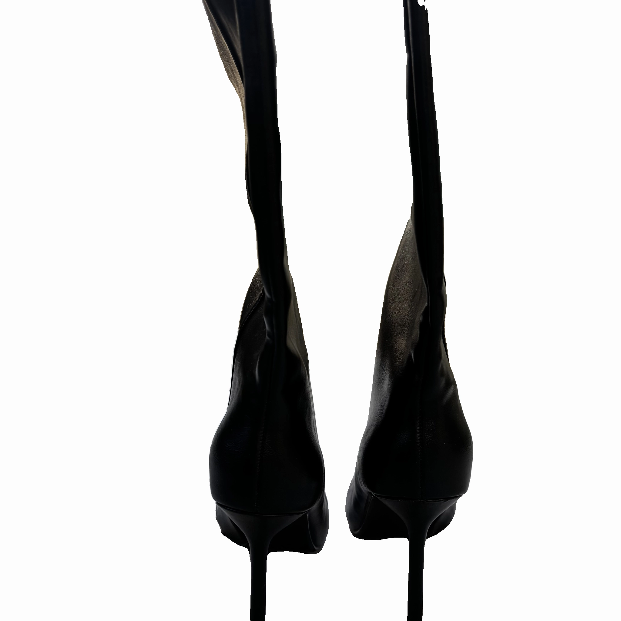 Boots Knee Heels By Zara In Black, Size: 6.5