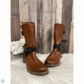 Boots Mid-calf Flats By Clarks In Brown, Size: 6