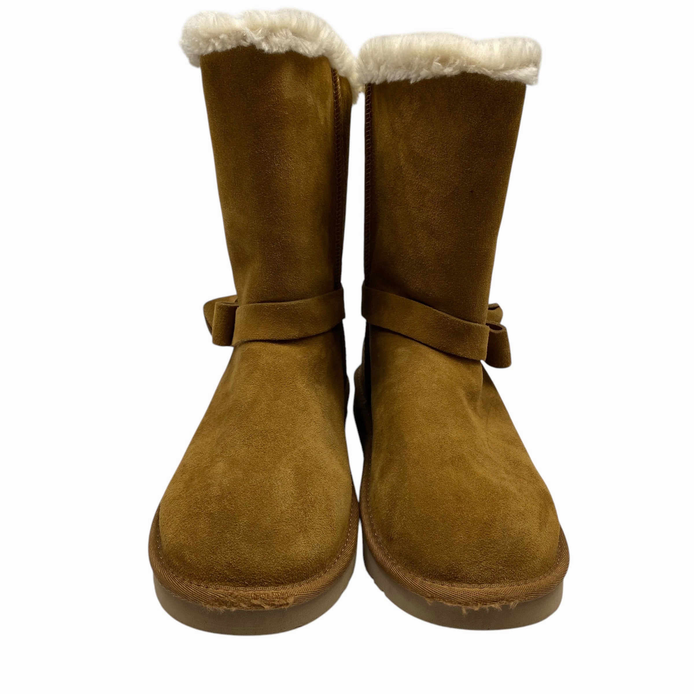 Boots Mid-calf Flats By Koolaburra By Ugg In Brown, Size: 9