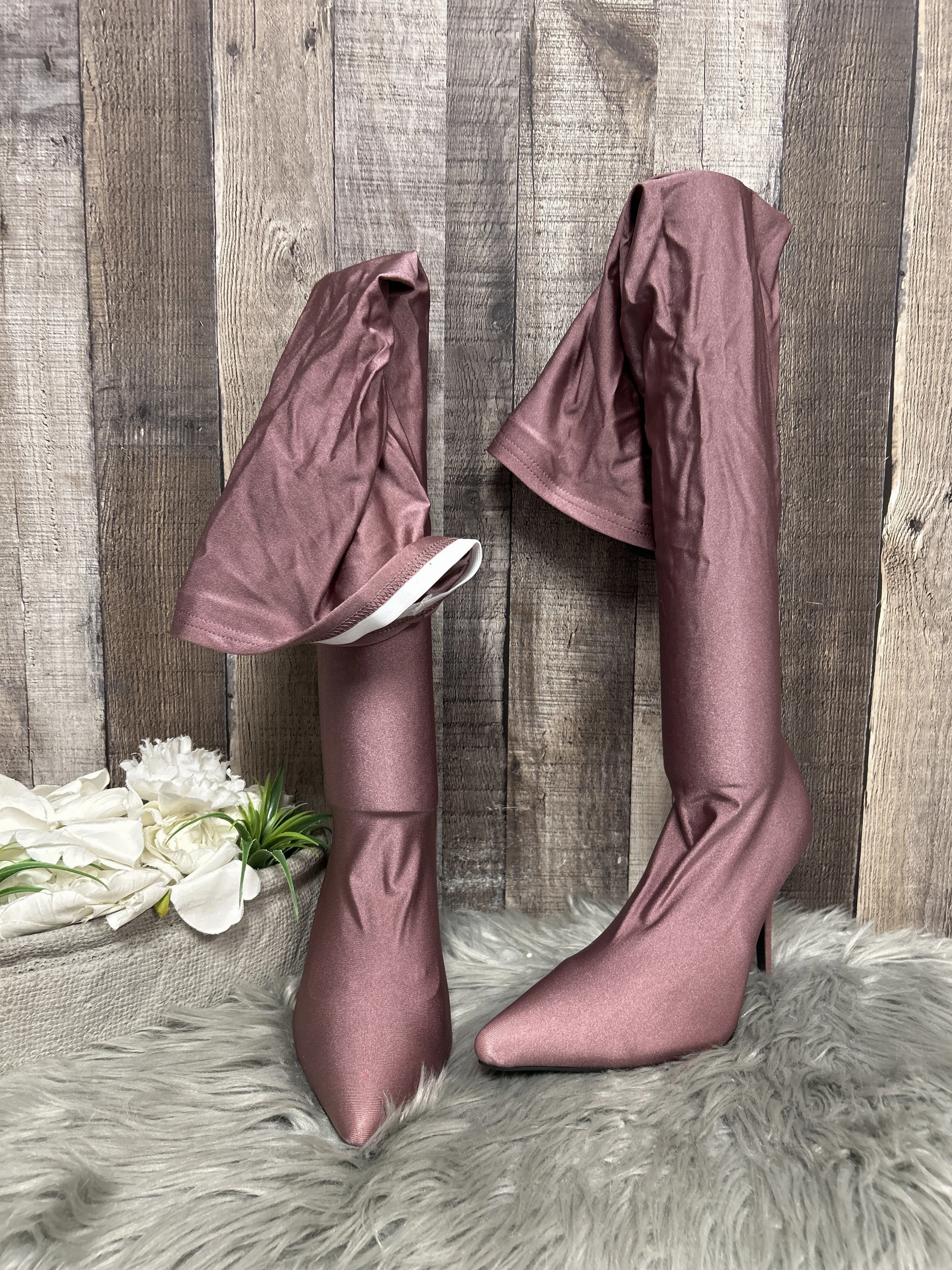 Boots Over-the-knee Heels By Cmc  Size: 10