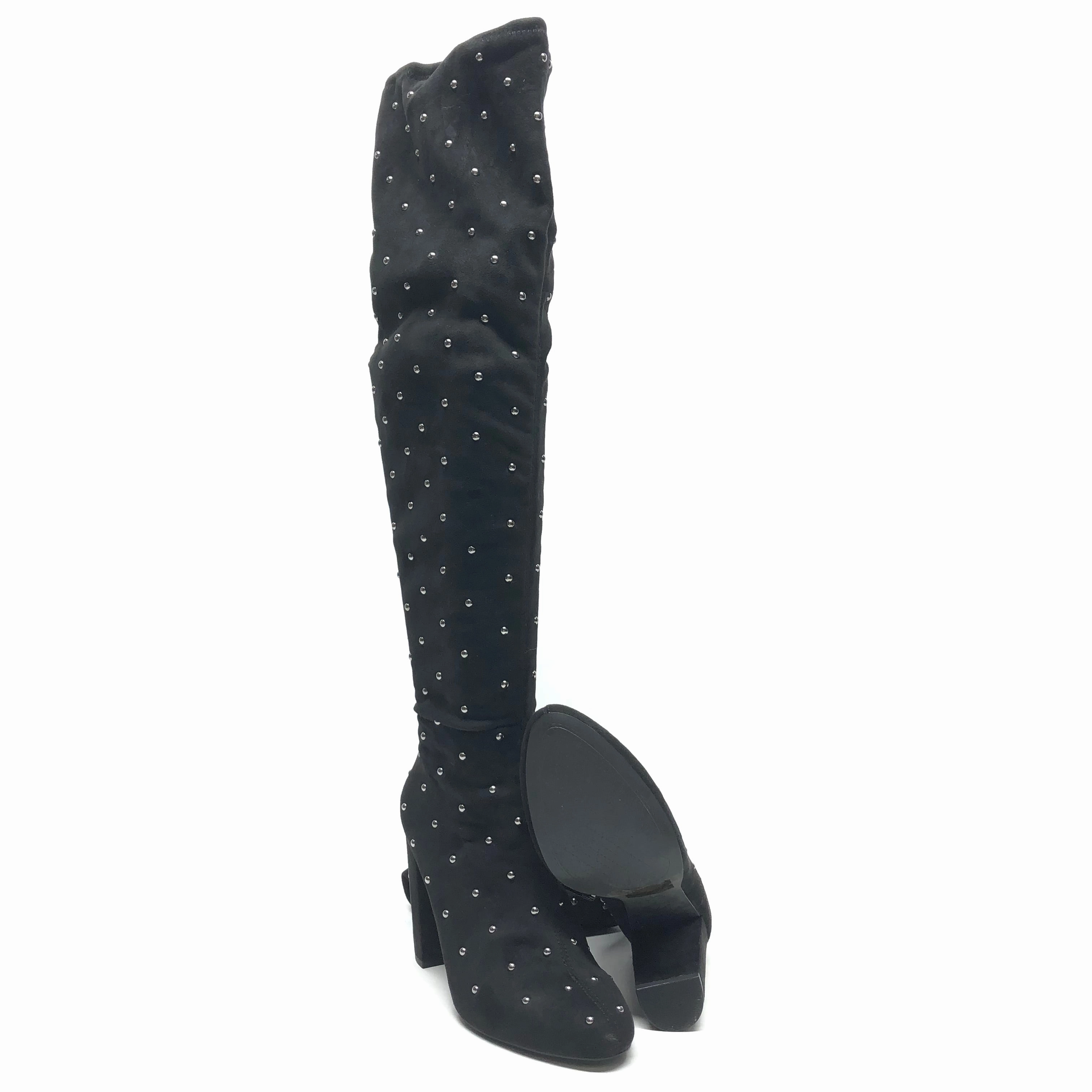 Boots Over-the-knee Heels By Jessica Simpson In Black, Size: 7.5
