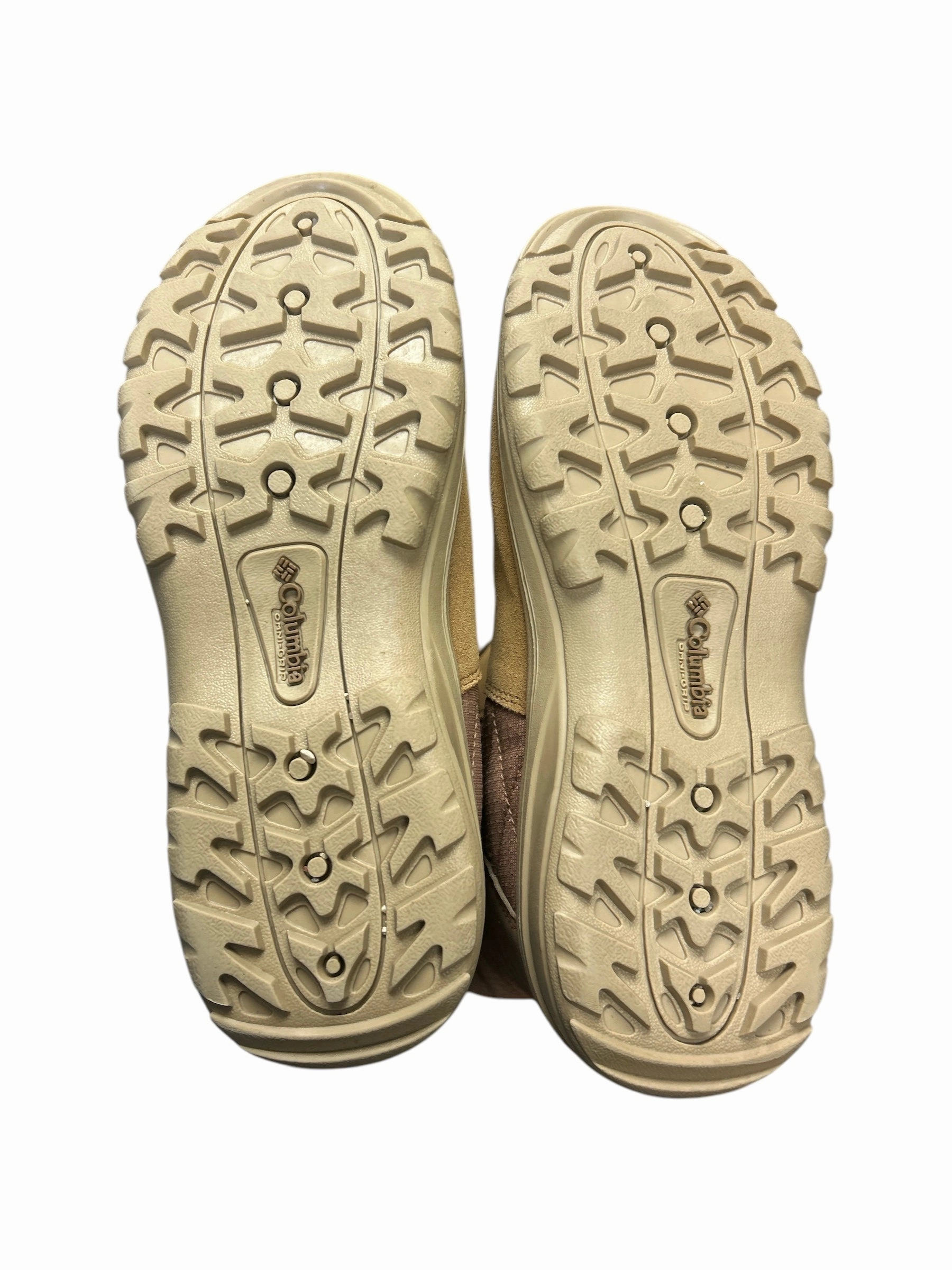 Boots Snow By Columbia In Tan, Size: 8