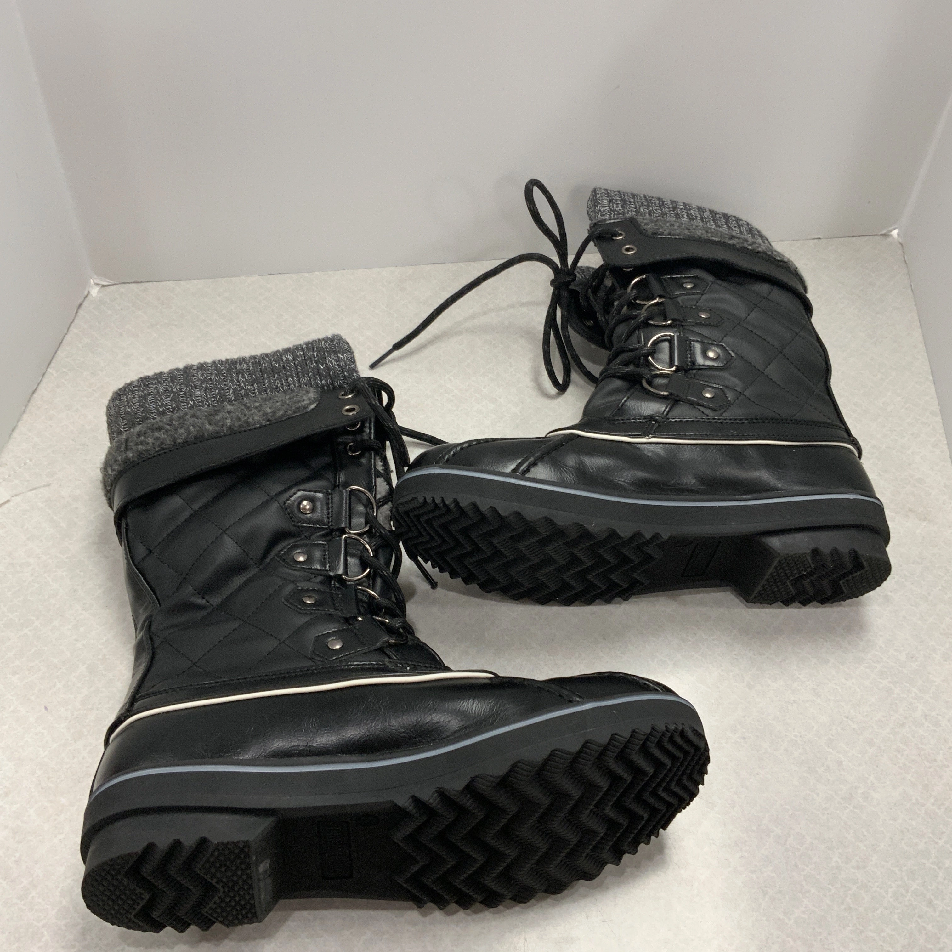 Boots Snow By dream paris In Black, Size: 8