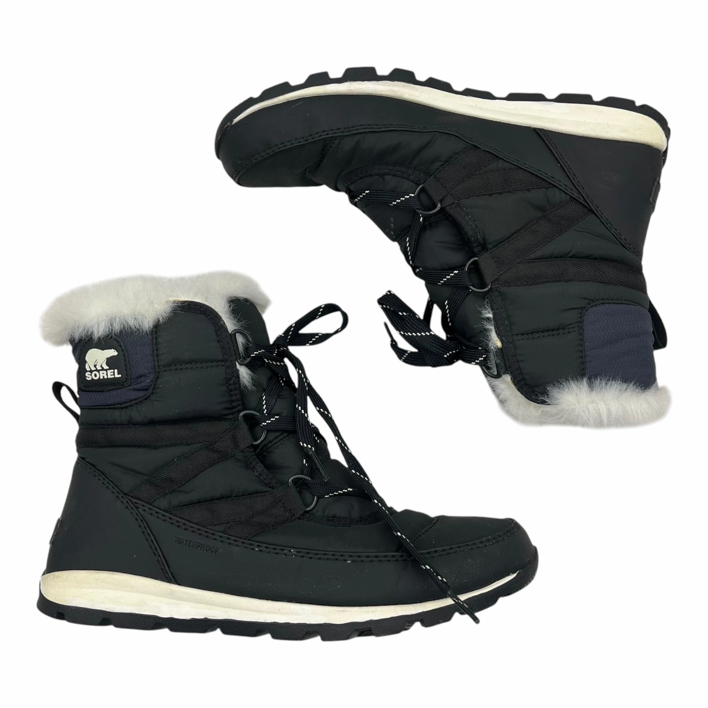 Boots Snow By Sorel In Black, Size:8.5