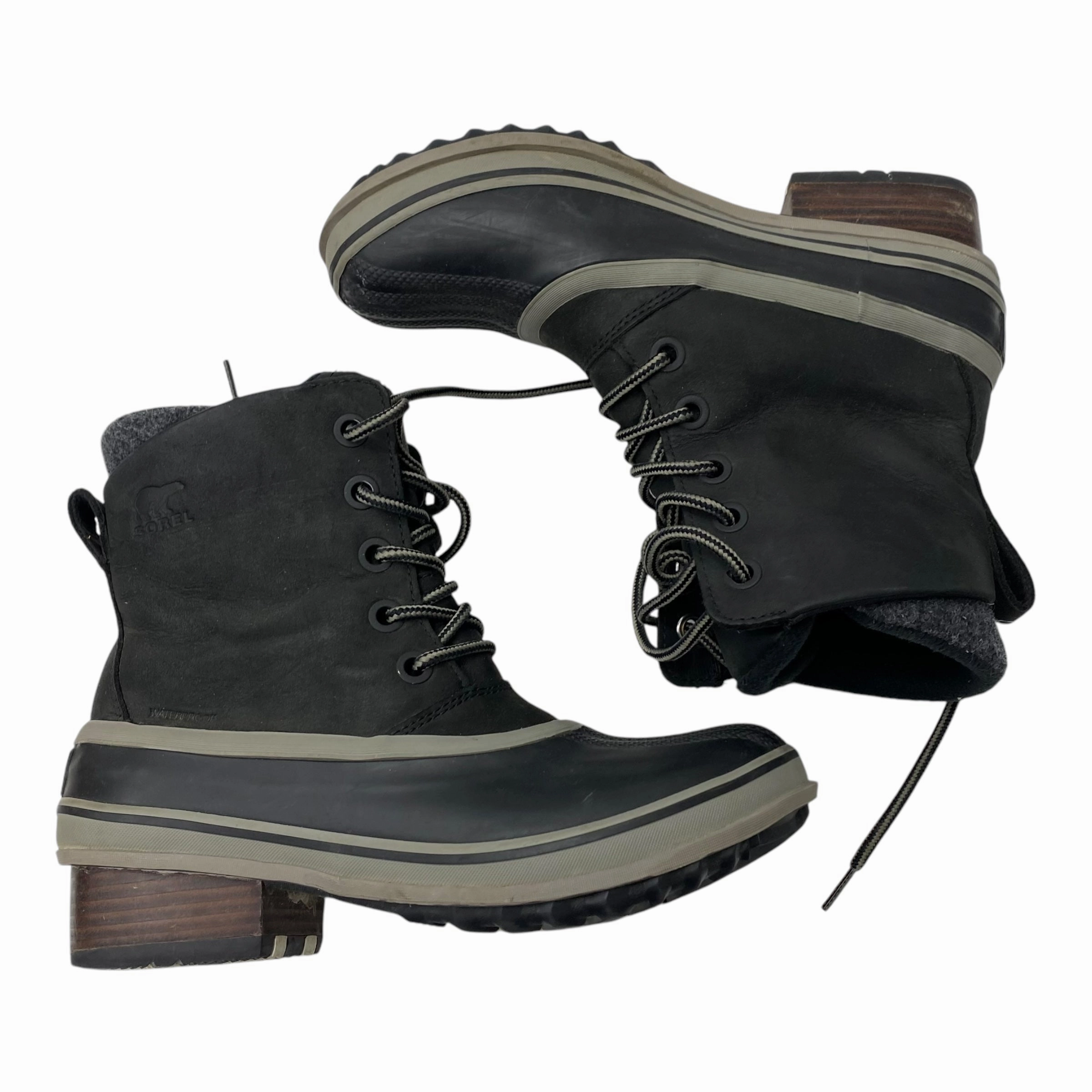Boots Snow By Sorel In Black, Size:9