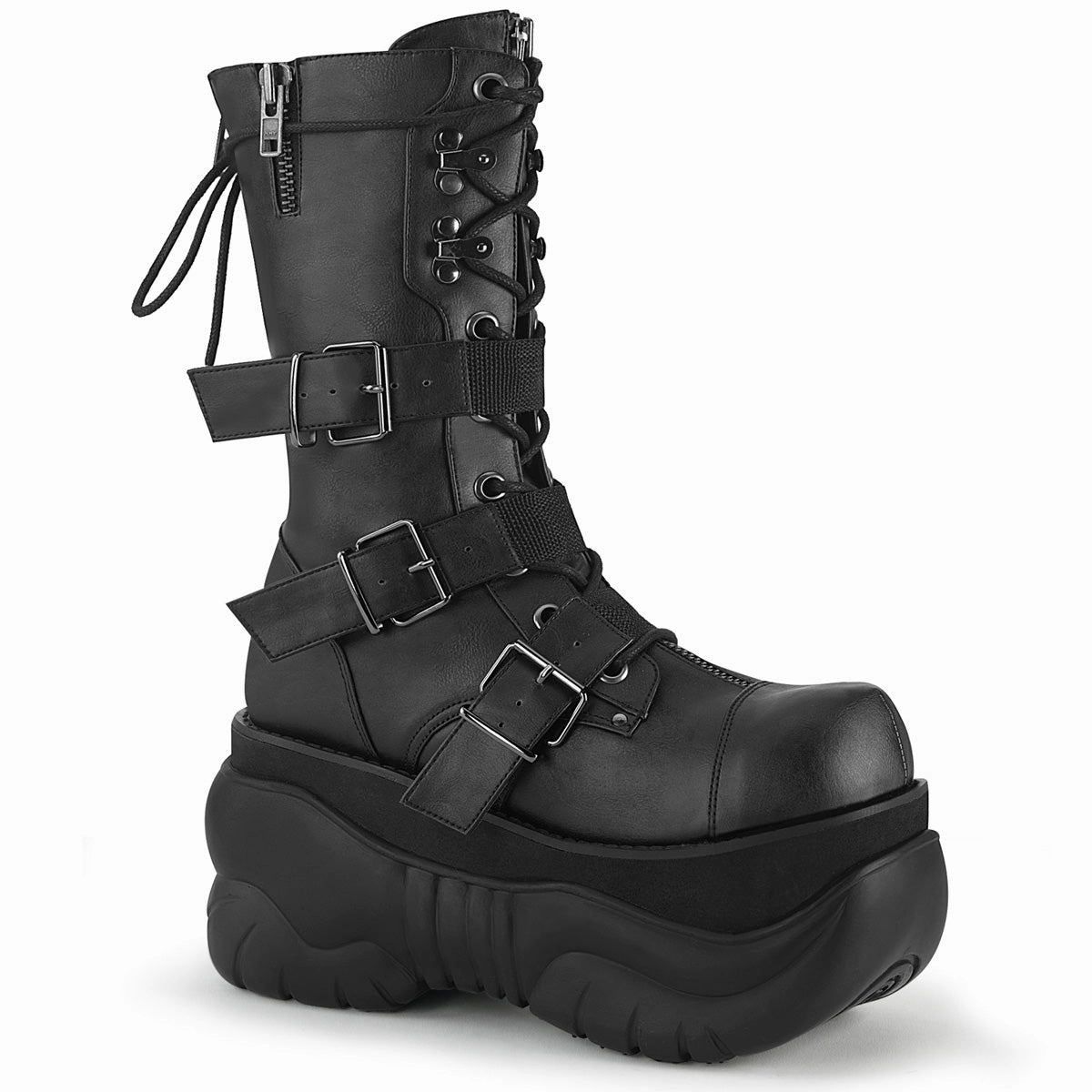 BOXER-230  Black Vegan Leather