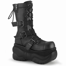 BOXER-230  Black Vegan Leather