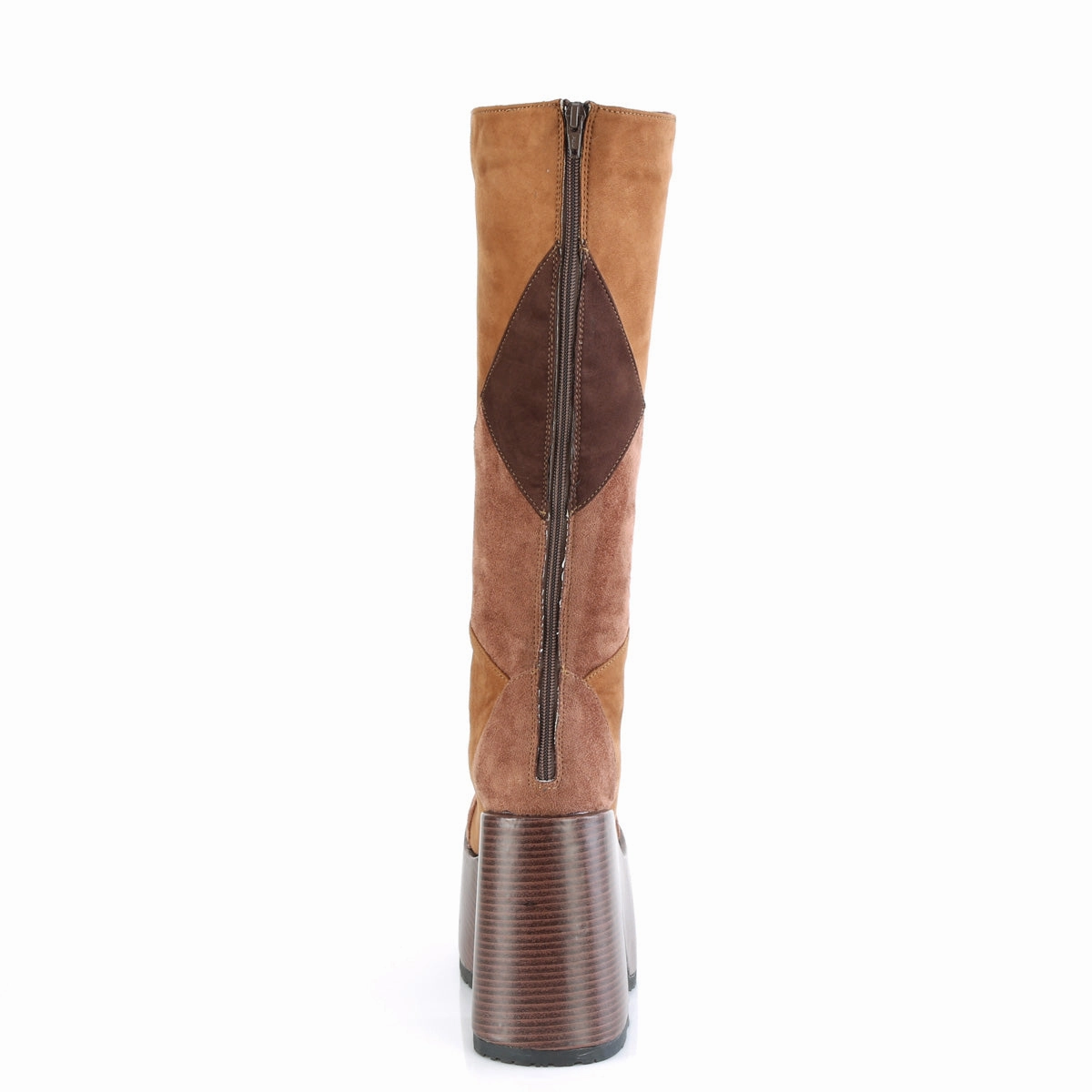 CAMEL-280  Brown Multi Vegan Suede