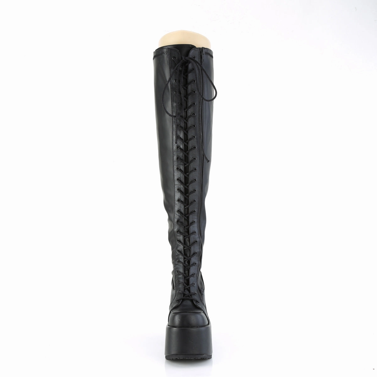 CAMEL-300WC  Black Stretch Vegan Leather